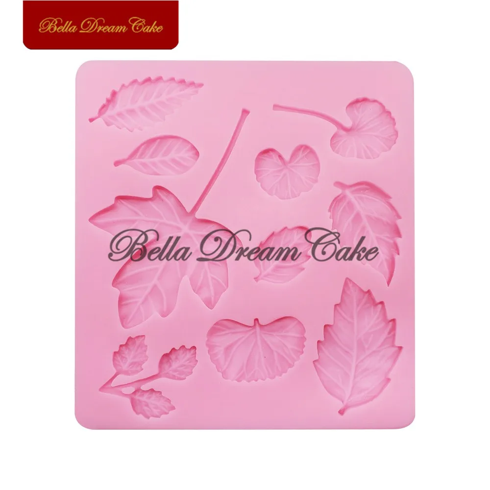 

Various Leaf Silicone Mold Fondant Sugarcraft Cake Mould For Wedding Cake Decorating Tool DIY Handmade Soap Molds Bakeware