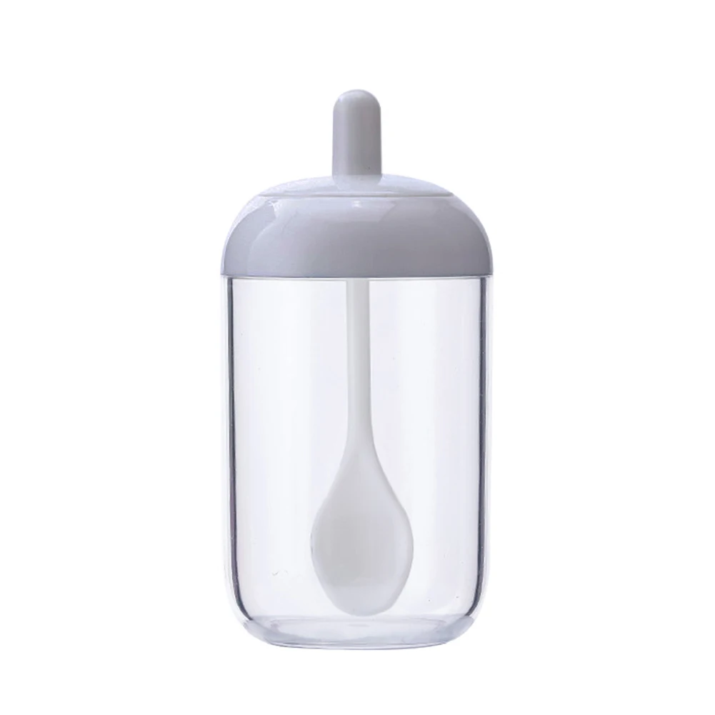 Пластмассовые для приправ полка горшки специй контейнер хранения соли приправа