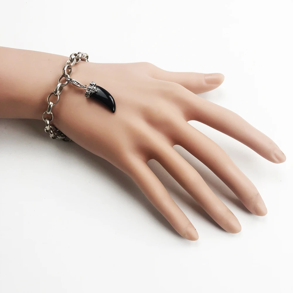 Подвеска в виде зуба тигра ювелирное изделие из стерлингового серебра 2019 пробы