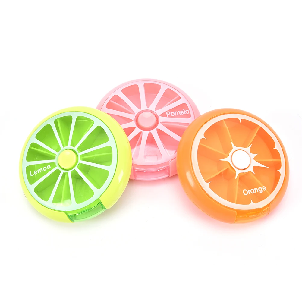 7 дневная вращающийся пилюля Чехлы диспенсер для таблеток контейнер хранения