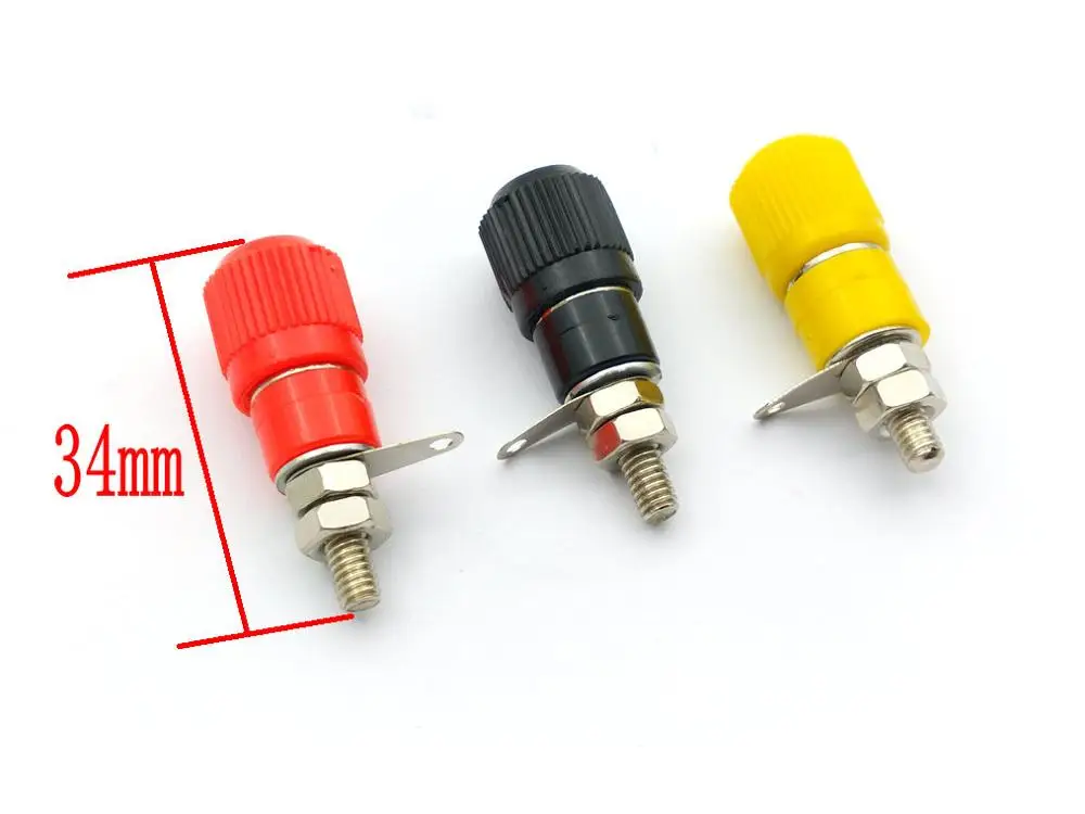 3 шт. высокое качество зажим для динамика 4 мм разъем типа банан|Соединители| |