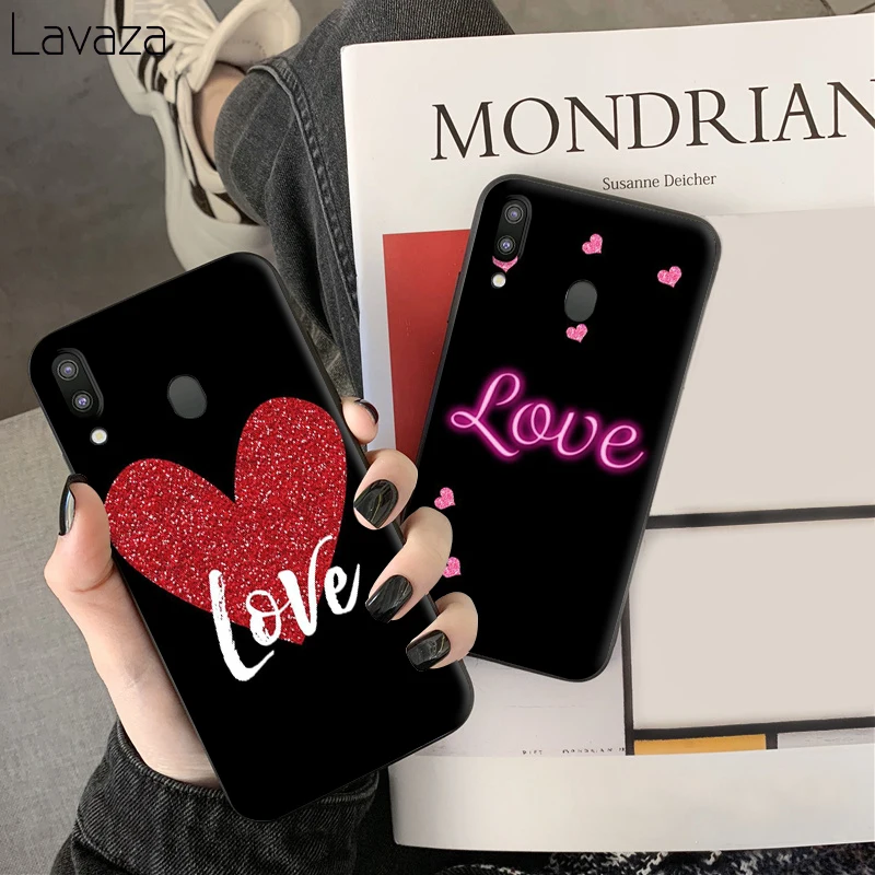 Heart Love Pink Soft Case for Samsung Galaxy A6 Plus A7 A8 A9 A10S A20S A20E A30S A40S A50S A60 A70S M10 M20 M30 M40 |