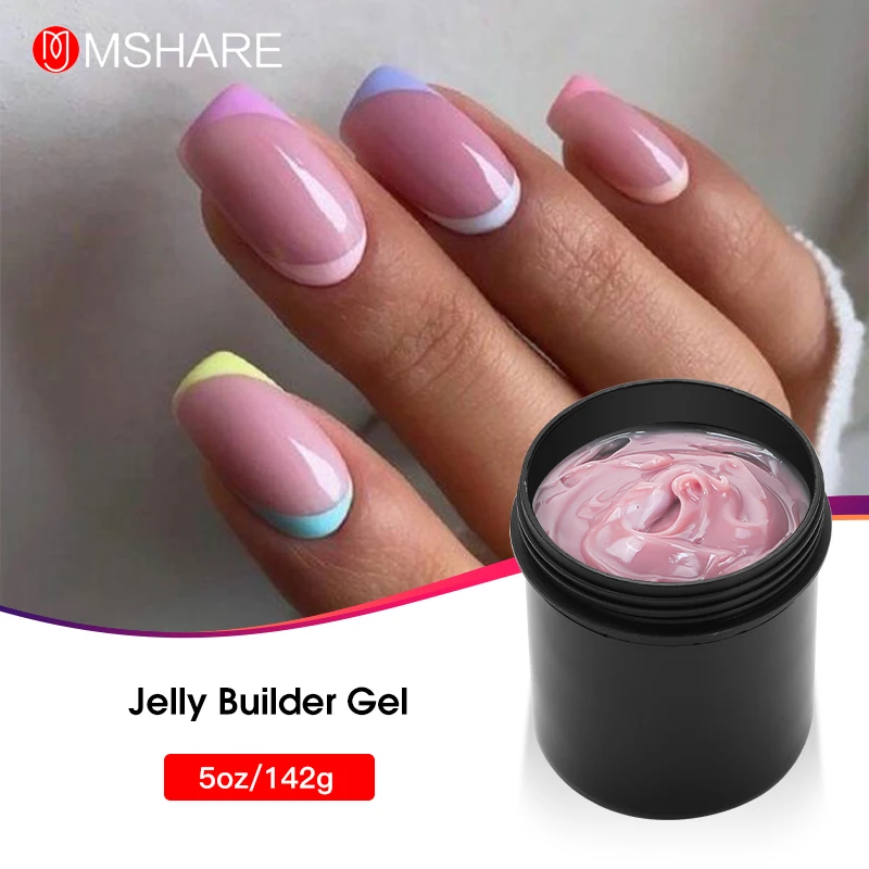 MSHARE 142g желе гель крем для волос наращивание ногтей средней Мягкая обложка