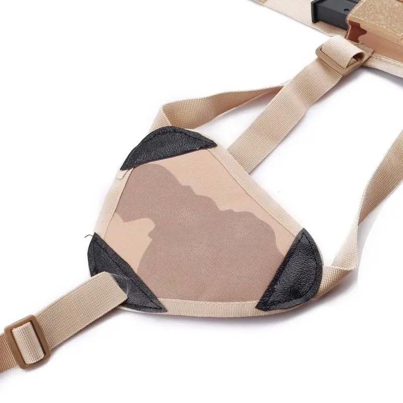 

Military Tactical Cross Draw Pistol Pouch Outdoor Handgun Holster Pouch Adjustable Shoulder Holster Pouch Hunting Accessories