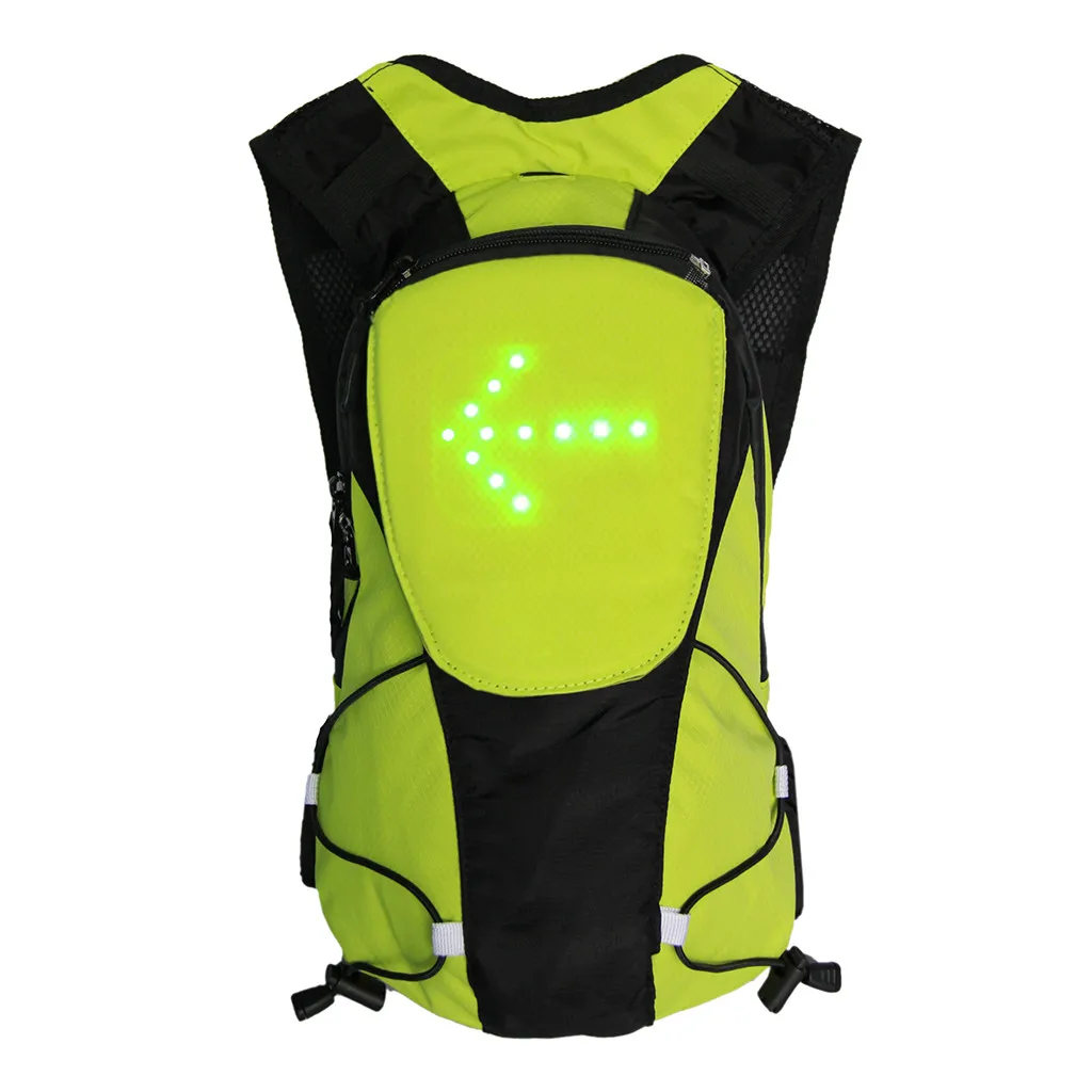 2020 Велоспорт недавно поворота рюкзак с сигналами Безопасность велосипедный