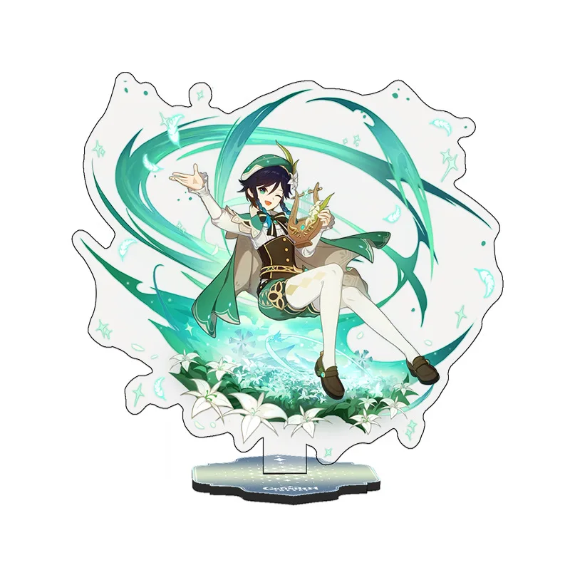 

Genshin Impact Action Figures Acrylic Stand Model Genshin Anime Shogun Kokomi DIY Desk Decor Standing Sign Collection Ornament