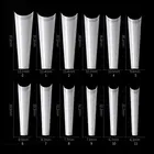 500 шт Французский Стиль искусственный белый светлый гвозь советы натуральный французский искусственные накладные Дизайн Советы Нейл-арт Декор