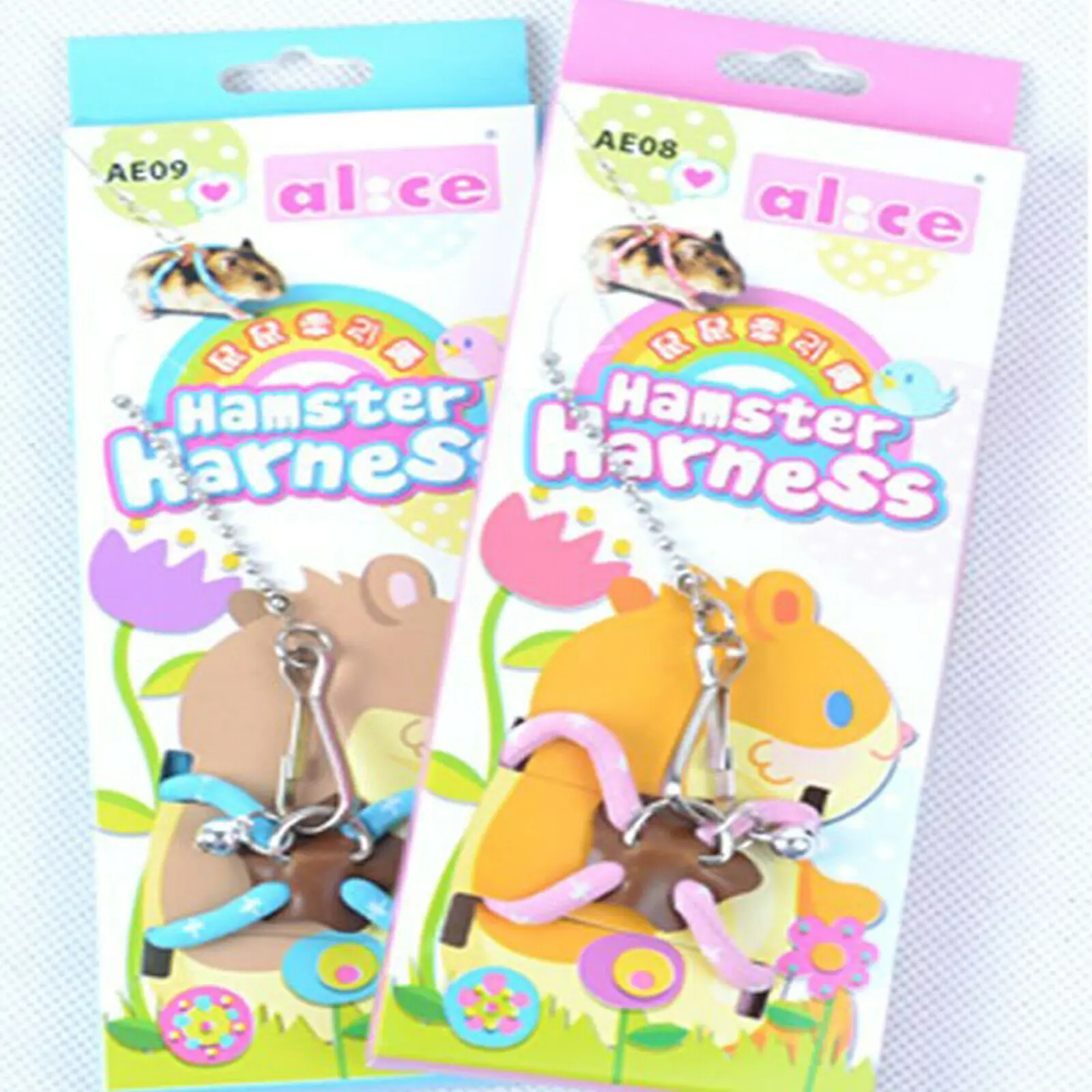 Регулируемая шлейка с поводком зажим для маленького питомца хомяка крысы мыши