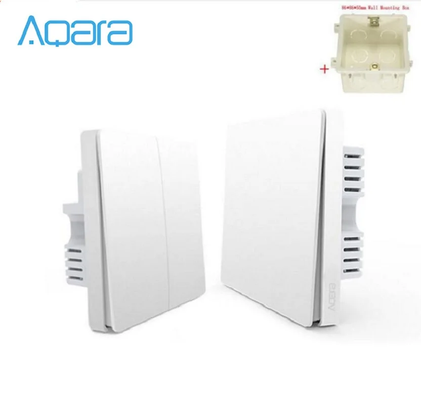 Умный выключатель Aqara ZiGBee беспроводной переключатель света настенный с