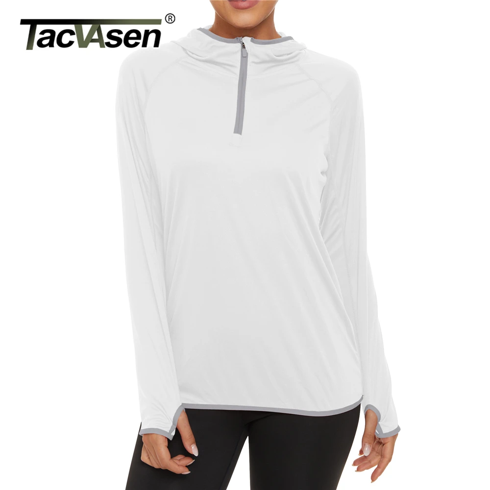 

TACVASEN Quick Dry Womens Long Sleeve Skin/Sun/UV Protection Shirts UPF 50+ Swim Fishing T-Shirts Gym Golf Performance Pullover