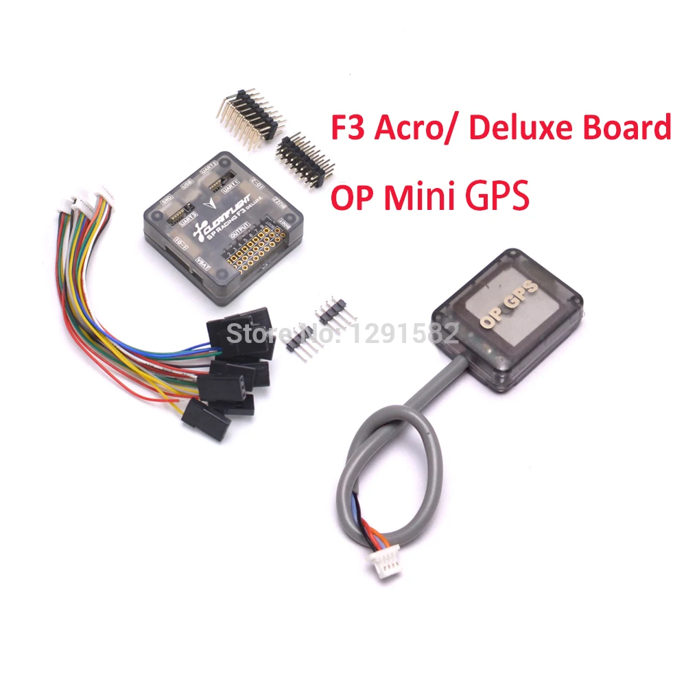 SP Racing F3 Flight Controller Board Acro / Deluxe w/чехол + Mini OP GPS для FPV QAV R 220 X 214 мм RC drone Quadcopter|f3|gps byd f3f3
