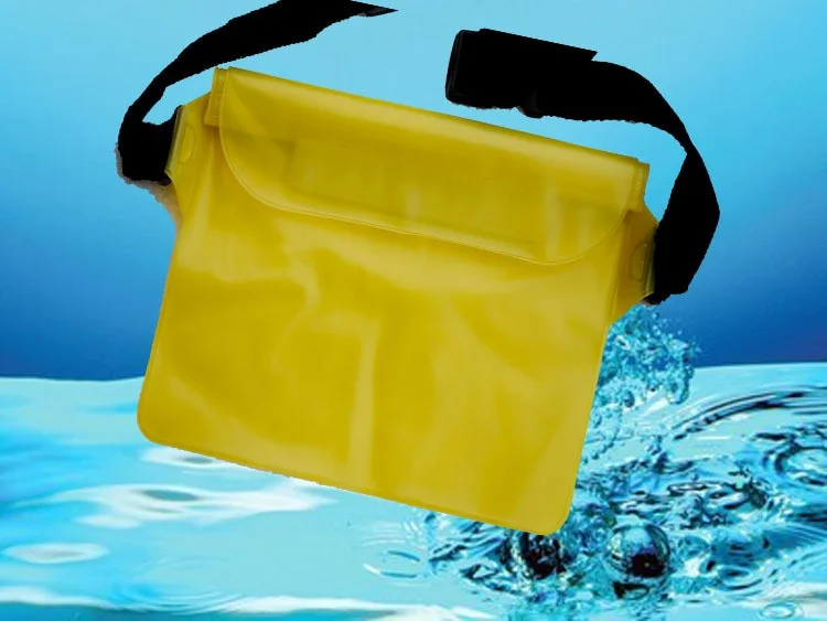 

2pcs Waterproof Swimming Bag Ski Diving Shoulder Waist Pack Bag Underwater Mobile Phone Bags Case Cover For Beach Boat Sports