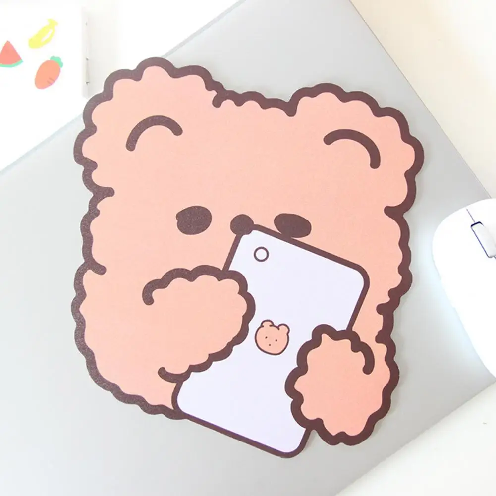 

Cartoon Lovely Mouse Pad Cushion Chocolate Bear Table Mat Pad Student Accessory