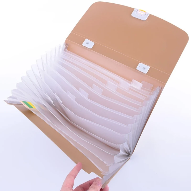 

Portable Handheld A4 Business Document Organ Bag File Folder Storage Organizer Student Test Paper Holder Pack H9EB