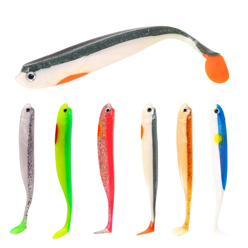 

Proleurre Shad Worm Soft Bait 150mm 16g T Tail Jigging Wobblers Fishing Lure Tackle Bass Pike Aritificial Silicone Swimbait