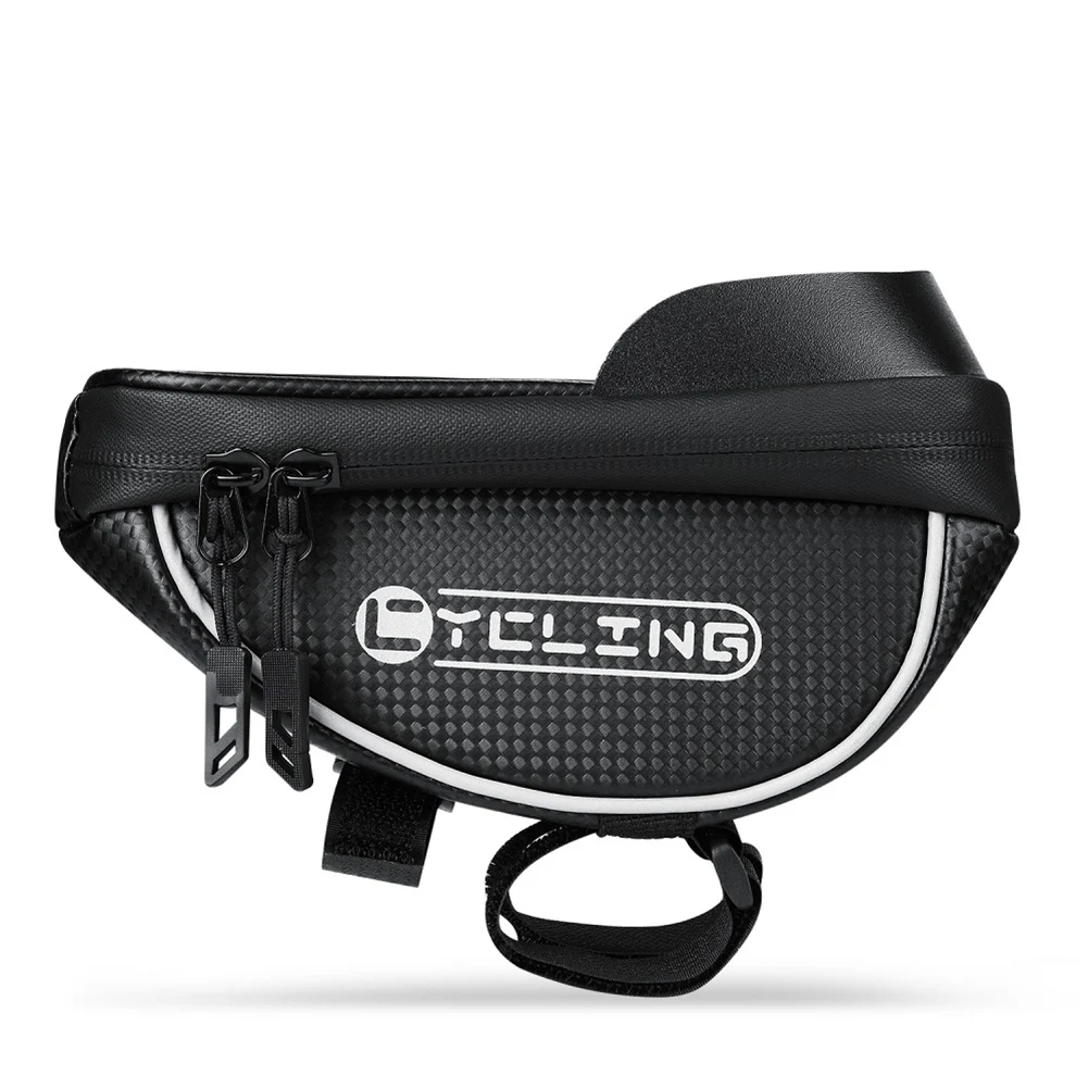 

Bike Phone Mount Bag Waterproof Handlebar Zipper Phone Case with Touch Screen for 4.7" to 6.5" Drop shipping