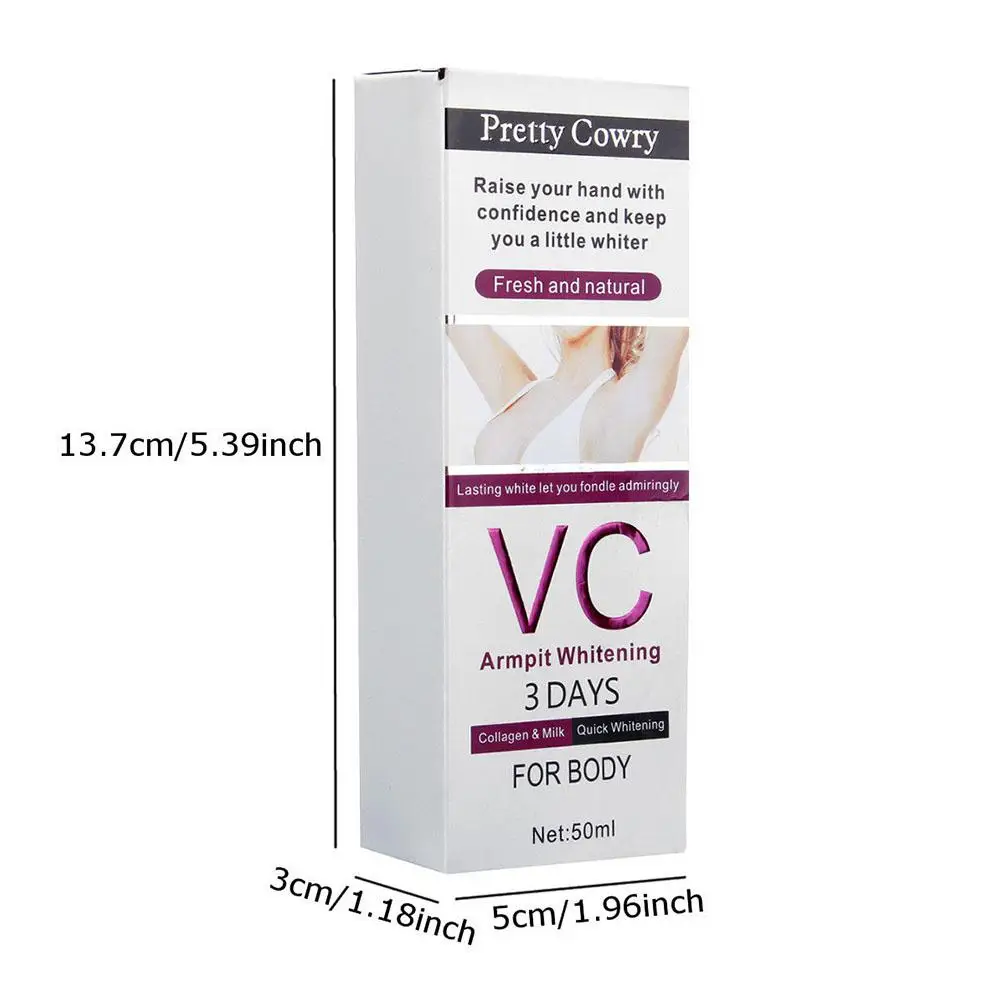 Яркий гламурный VC отбеливающий крем для подмышек тела бикини локоть подмышки