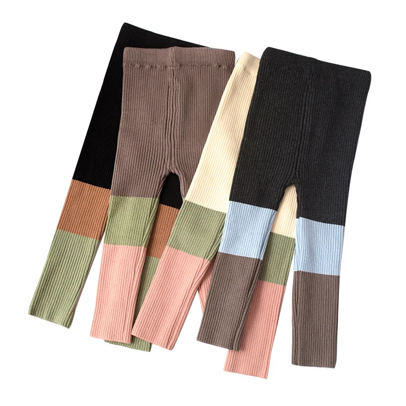 

Хлопковые колготки для малышей на осень и зиму, мягкие и теплые детские колготки эластичные теплые штаны Открытый и не открытый стиль