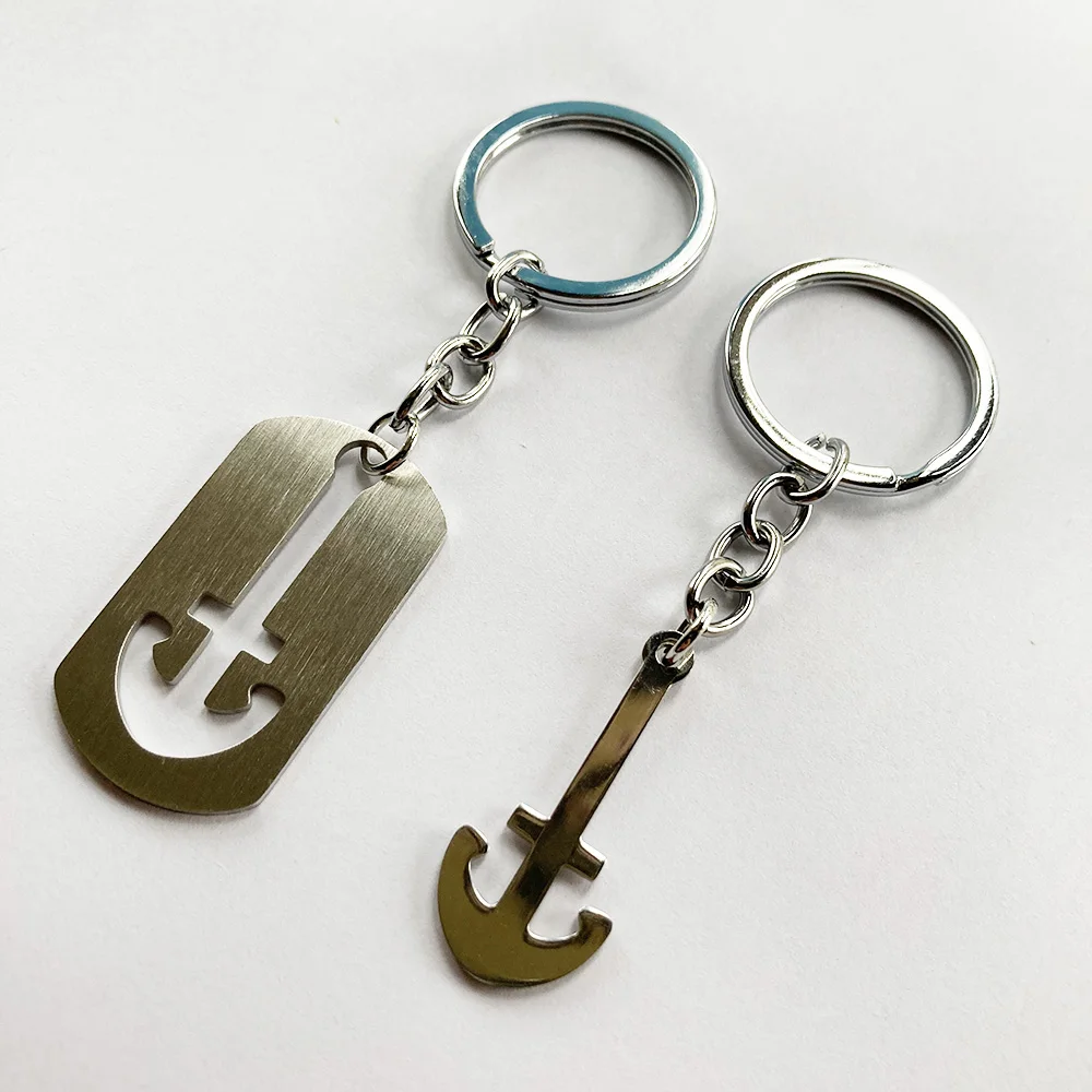 

12 Pieces Relationship Set Stainless Steel Anchors Family Keyring Water Sailing BFF or Couples Lovers Keychain You’re My Lord