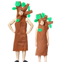 festive performances unisex childrens costumes cartoon fruits and vegetables kids clothing suits party boys and girls