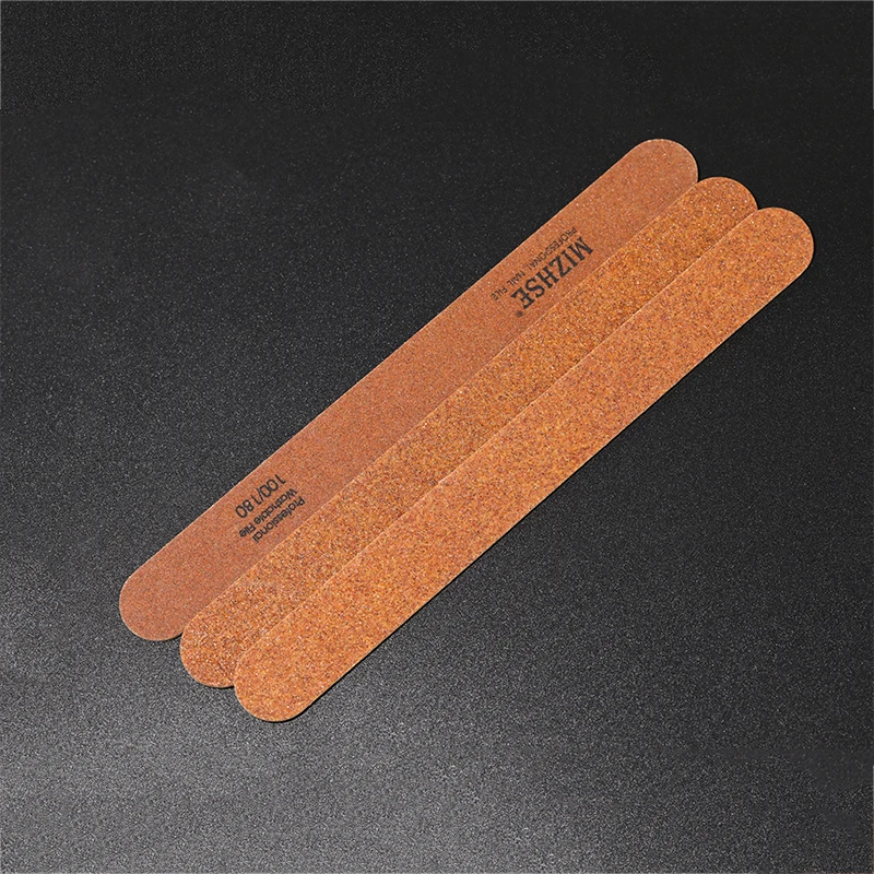 Деревянные пилочки MIZHSE для ногтей коричневого маникюра лака инструменты красоты