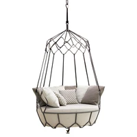 tt balcony hanging basket outdoor nordic swing rocking chair courtyard villa leisure double sofa