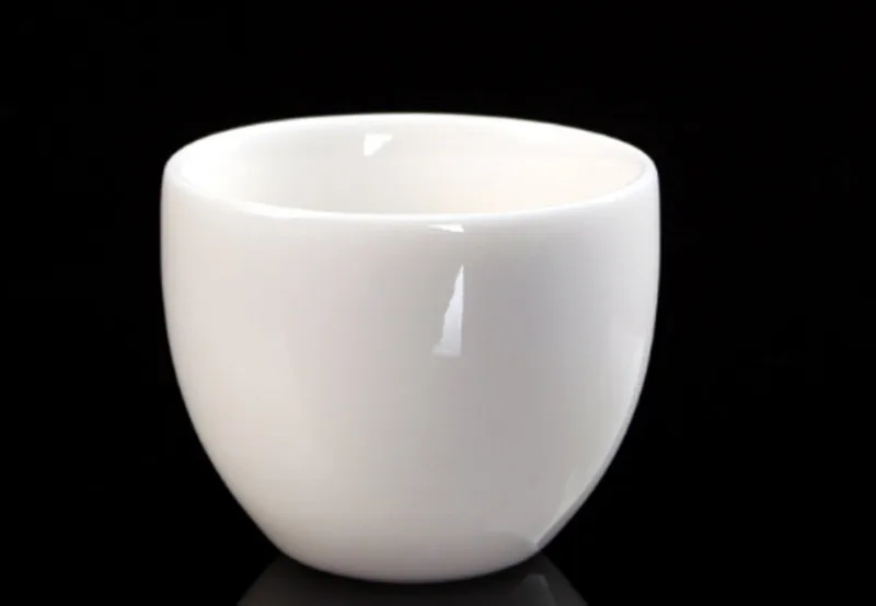 Высококачественная керамическая чашка ручной работы чисто белый фарфор Zen