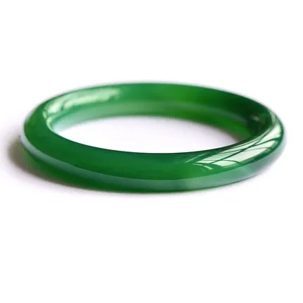 

Ювелирные изделия Изысканный браслет натуральный зеленый цилиндрический халцедон Агат Нефритовый камень круглый бар браслет Дикие аксессуары