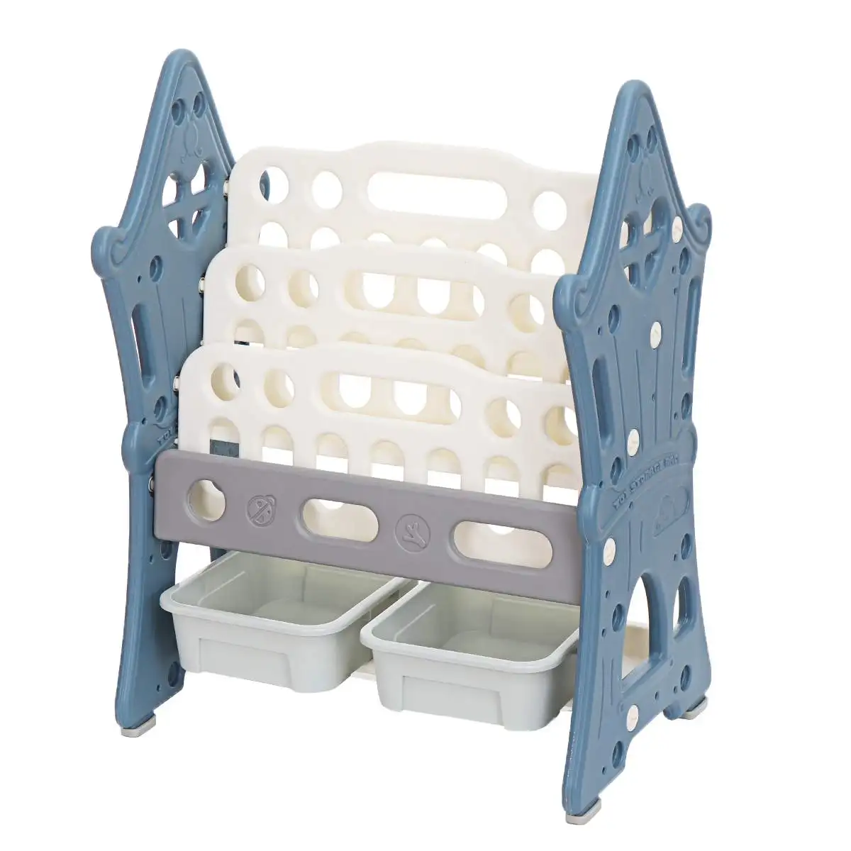 

Multi Tiers Storage Bin Box Bookshelf Playroom Cabinet Kids Toy Organizer Furniture Rack Large Capacity Storage Holders Racks