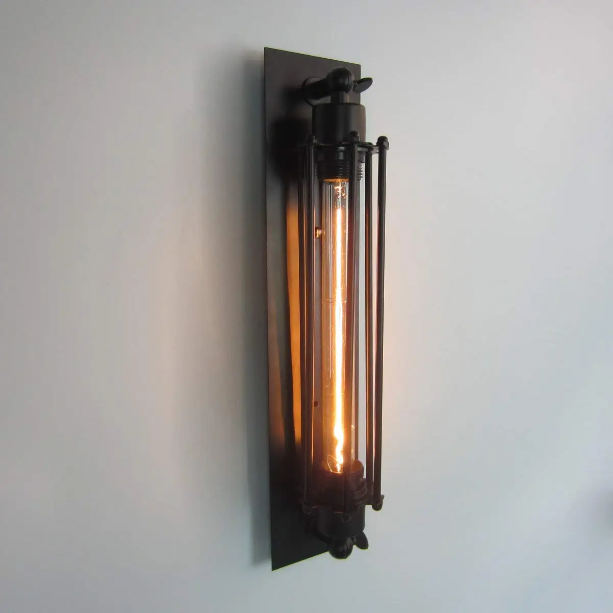 220 В американская Ретро промышленная ветровая железная палочка Эдисона нитка E27