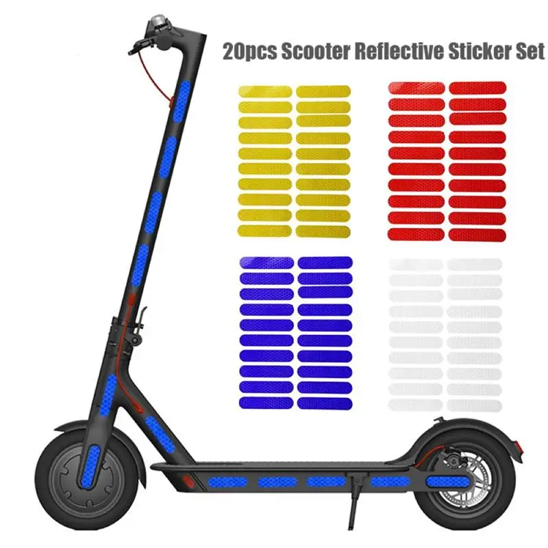 

20 шт., светоотражающие наклейки для скутера Xiaomi M365 Pro