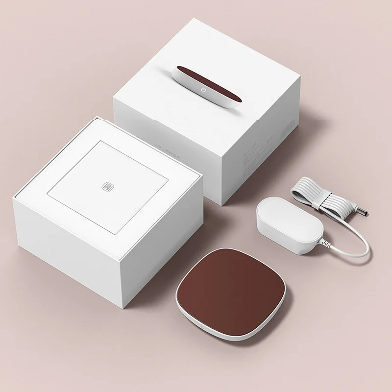 with retail box Xiaomi SANJIE чашка подогреватель сиденья изоляции подставка электрическая плита 55℃ постоянная температура для кофе чашка чай молоко вода - Цвет: with retail box