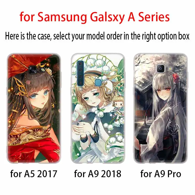 japanese anime love Live Silicone Case For Samsung A52 A32 A12 A72 A42 A21S 5G A3 A5 A6 A7 A8 Plus 2018 Cover Star |