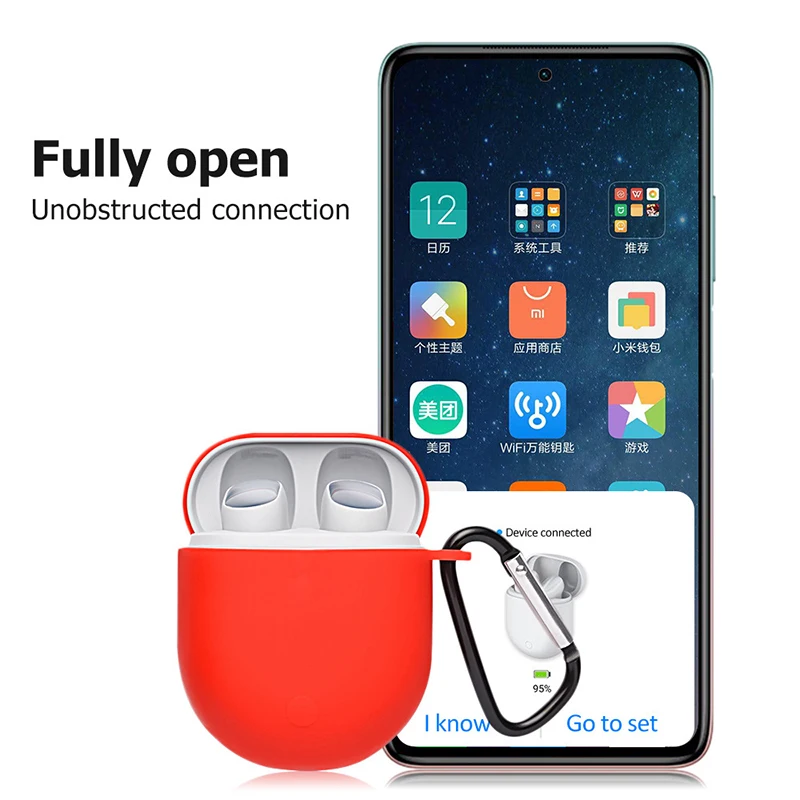 Силиконовый чехол-наклейка для Xiaomi Redmi AirDots 3/Redmi Buds 3 Pro | Электроника