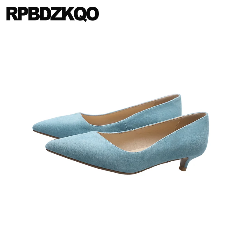 Женские модельные туфли на шпильке роскошные дизайнерские из натуральной замши