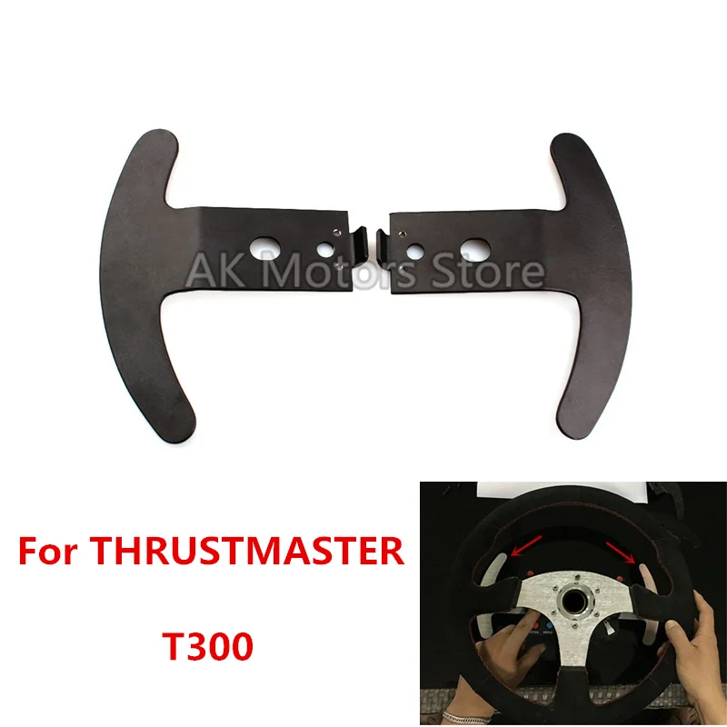 Модификация для THRUSTMASTER T300 тяжелое весло шифтеры обновление колеса подходит для 13-14 дюймов плоское рулевое колесо гоночная игра