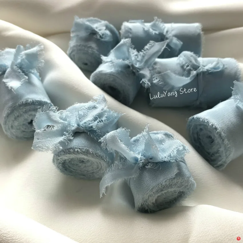 2 5 см * метров настоящая шелковая чистая лента ручной работы с деревянной