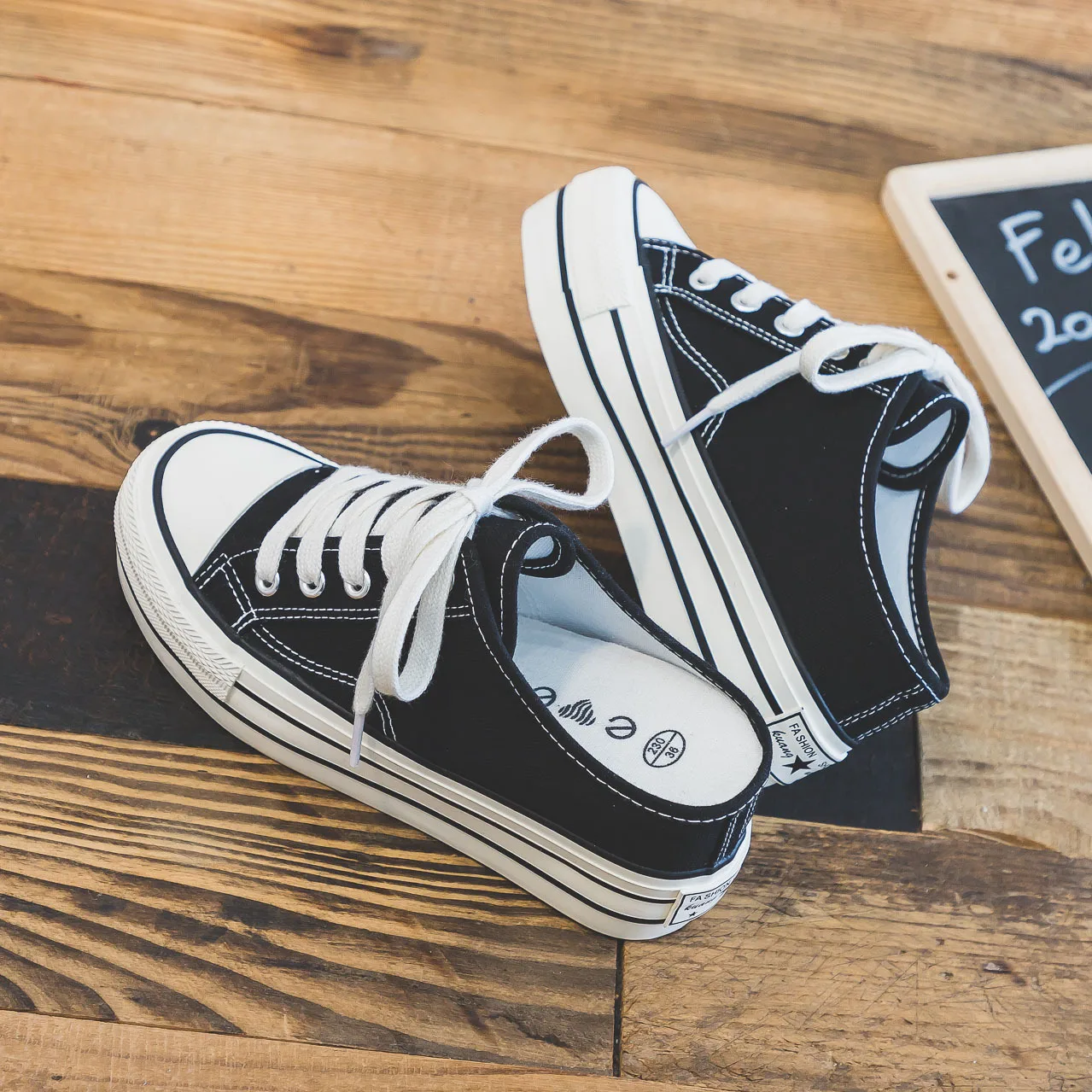 

Женские кроссовки без задника, белые туфли на высоком каблуке 2021 см, без застежки, повседневная обувь, на лето, 7,0