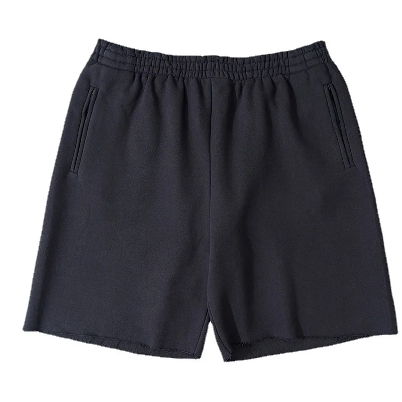 

High American Famous Street Brand Kanye SEASON6 Crossfit Summer Men's Shorts Oversized Streetwear Pants Men Clothing
