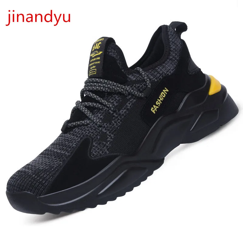 

Safety Boots Men Work Boots Steel Toe Shoes Breathable Lightweight Safty Shoes Man Anti Puncture Non Slip Sneakers Working Shoe