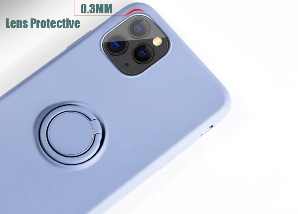 Мягкий силиконовый чехол, чехол для iPhone 7, 8, 6, 6S Plus, X, XS, S, 11 Pro, Max, XR, подставка для телефона, кольцо-держатель, противоударный защитный чехол для iPhone7 On