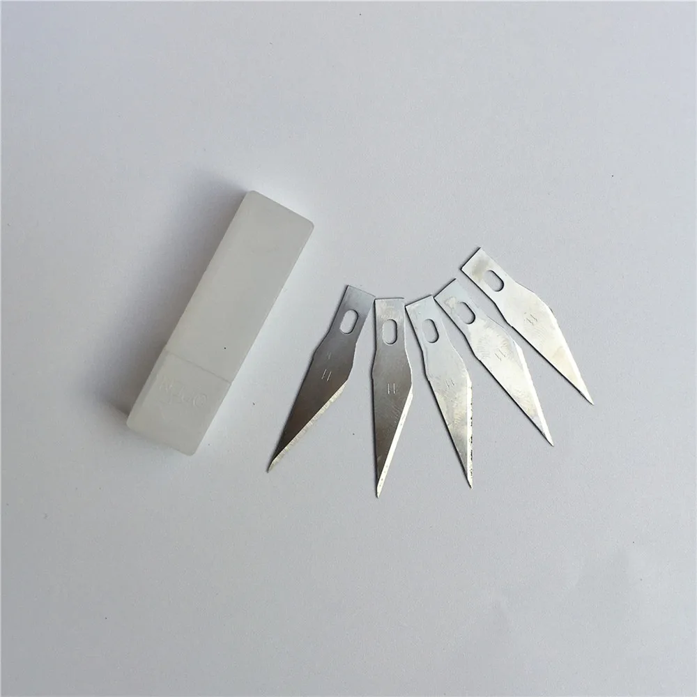 Ручка сделай сам нож для резьбы + 5 шт. дополнительных лезвий виниловый