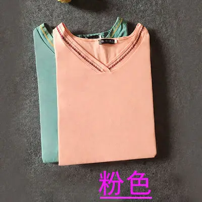 

Spring And Summer Flared Sleeve Harajuku Style Cotton Loose V-neck Solid Color Versatile Short Sleeve Top Women's Ruffle T-shirt