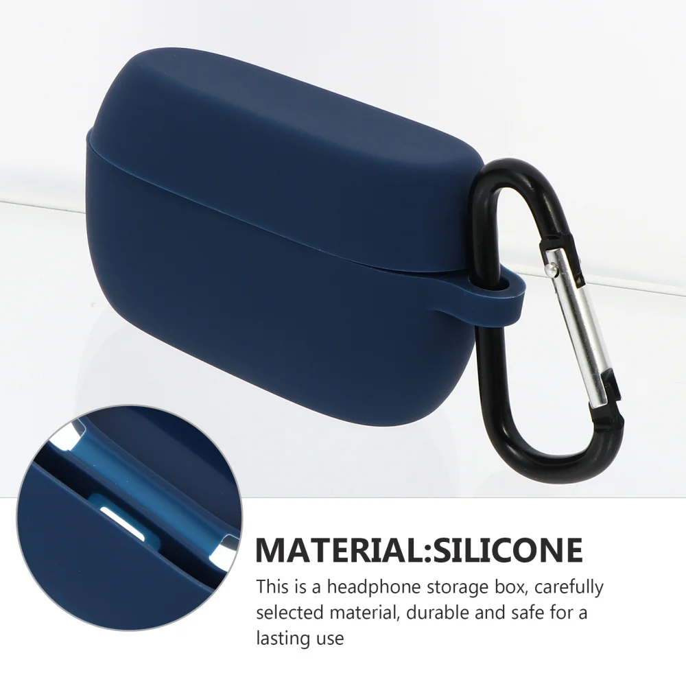 

Earphone Storage Case Protective Tool Compatible with Jabra 75T (Dark Blue)