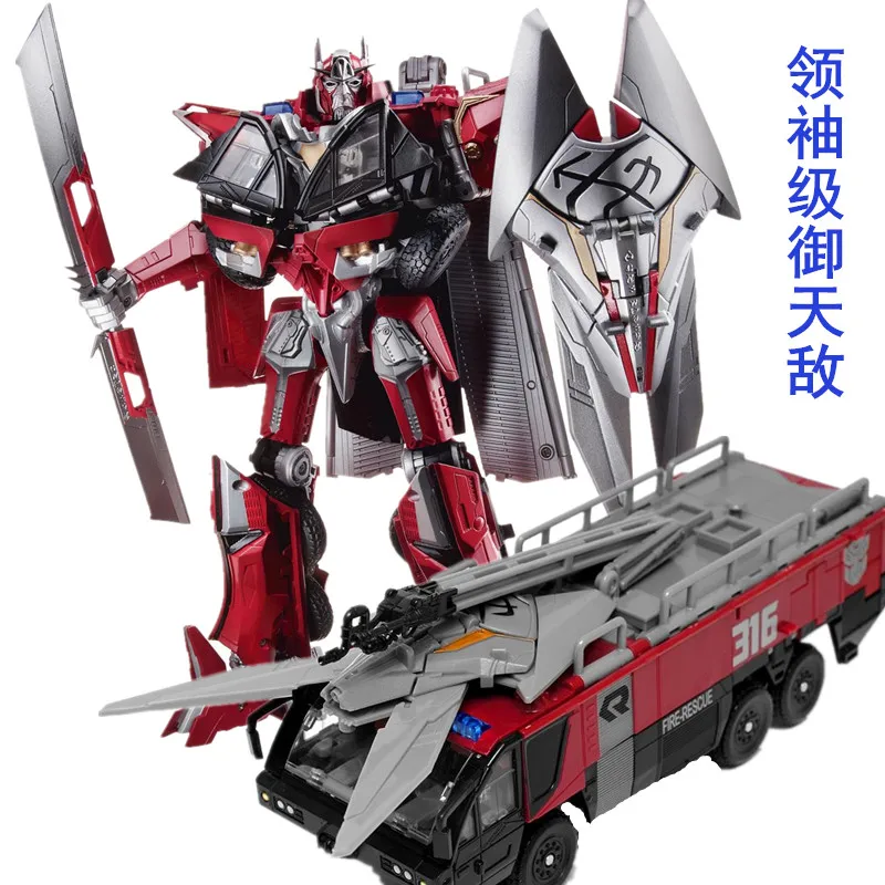 Трансформация Sentinel Prime Commander фильм Темный Луна лидер пожарная машина режим KO