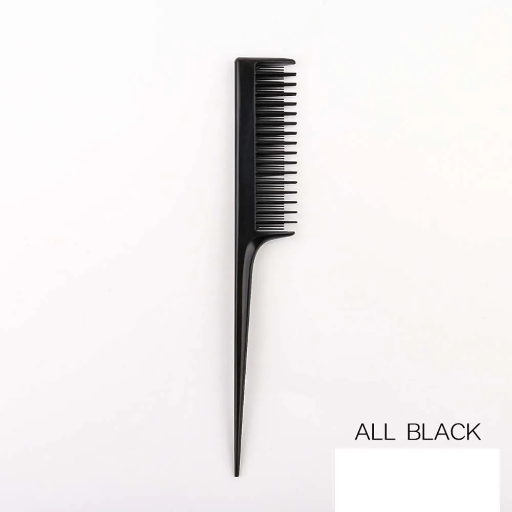 1 предмет Портативный расческа для волос щетка 3 рядами зубы щётка облегчения