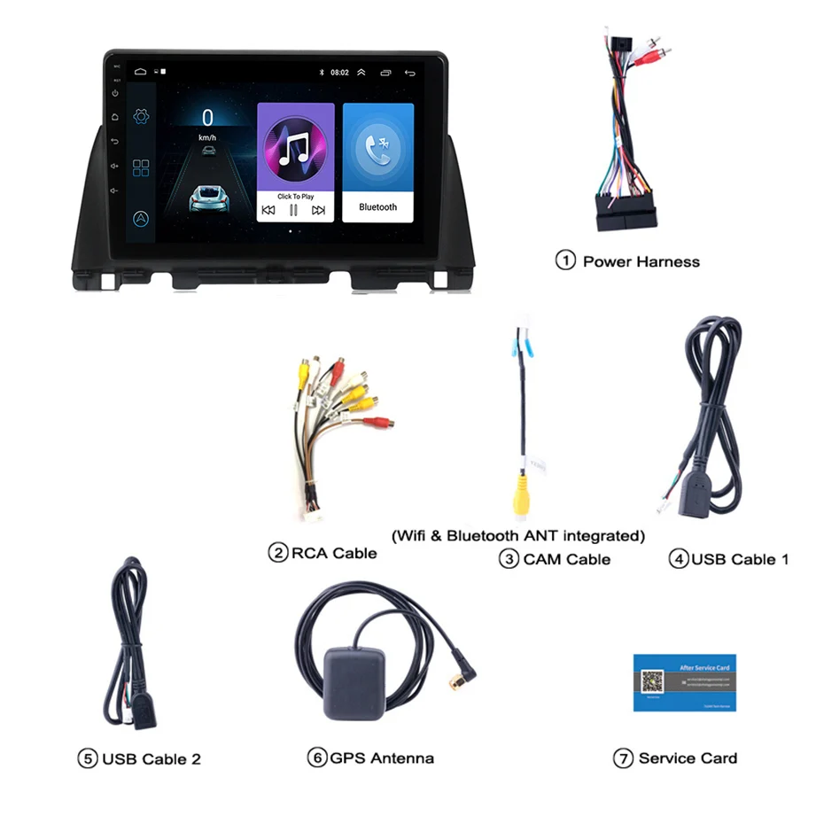 Автомобильный мультимедийный плеер на Android для KIA K5 Optima 2015 2016 2017 2018 2019 GPS-навигация