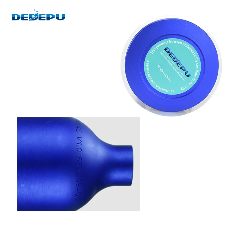 

DEDEPU Oxygen Cylinder Air Tanks 1L Diving Mini Scuba Diving Cylinder Scuba with Head Air Tanks Cylinder Head-Valve Breathin
