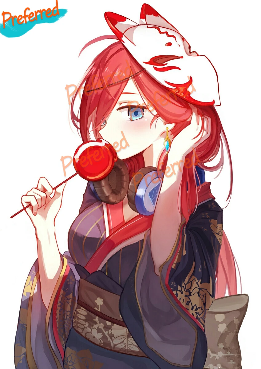 Милые Аниме Девушки Накано Мику наклейки для квинтажных Квин виниловые мотоцикл