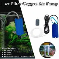 5v dc portable usb filter air compressor oxygen pump aquarium tank accessories ultra silent fishing gear interface cable